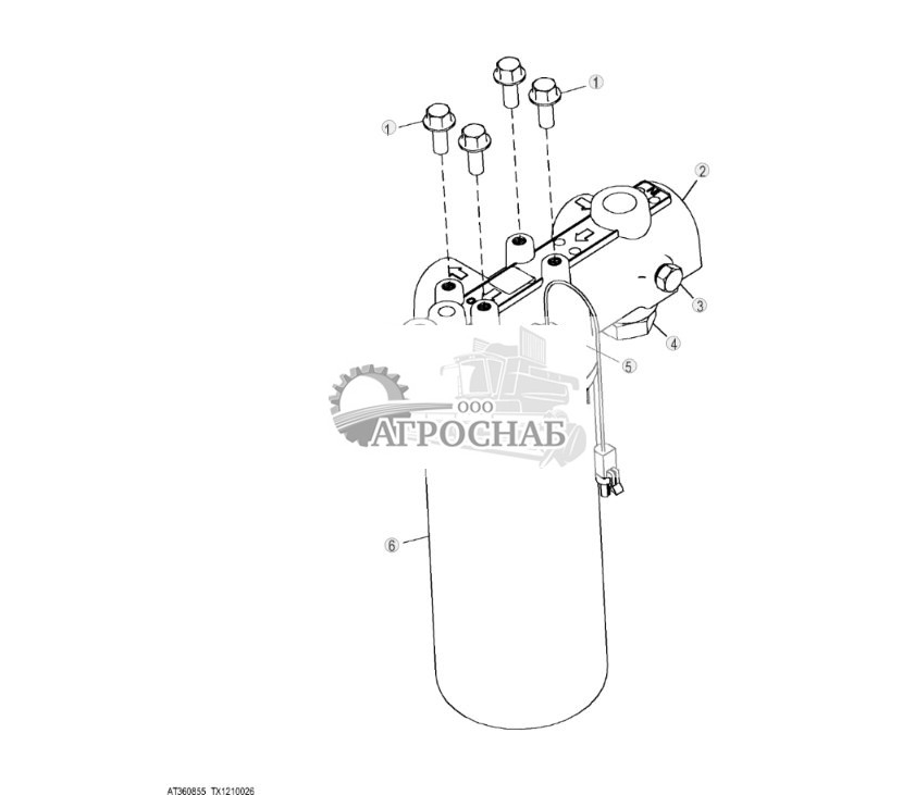 Фильтр гидравлического масла (289786 - ) - ST858008 437.jpg